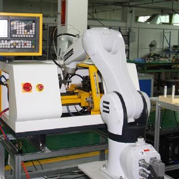 0智慧工厂生产线机器人上下料数控车床实训系统